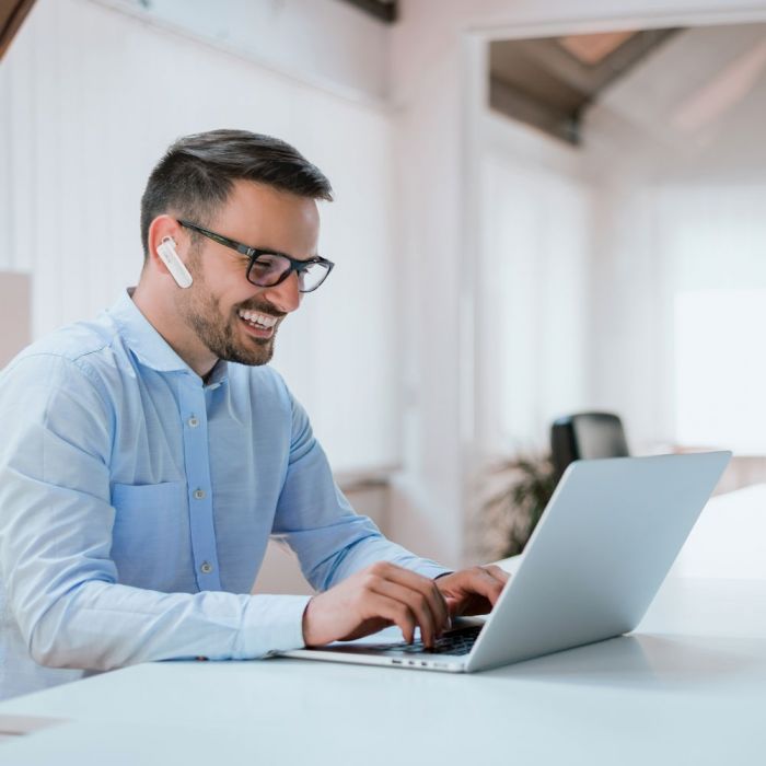 70 mAh V-TAC BLUETOOTH peakomplekt valge