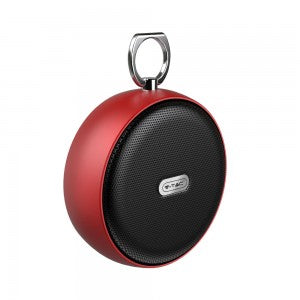 Portatīvs BLUETOOTH skaļrunis ar micro USB vadu, DC 5V/1.0A, TWS funkcija, 800mah baterija, sarkans, V-TAC