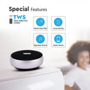 Portable BLUETOOTH speaker with micro USB cable, DC 5V/1.0A, TWS function, 800mah battery, gray, V-TAC
