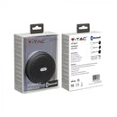 Portable BLUETOOTH speaker with micro USB cable, DC 5V/1.0A, TWS function, 800mah battery, black, V-TAC