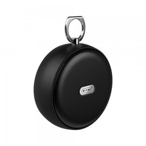 Portable BLUETOOTH speaker with micro USB cable, DC 5V/1.0A, TWS function, 800mah battery, black, V-TAC