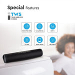 Portatīvais BLUETOOTH skaļrunis ar pieskāriena pogu AUX/USB un TF slots, TWS, 3.7V 1200mah akumulators, V-TAC
