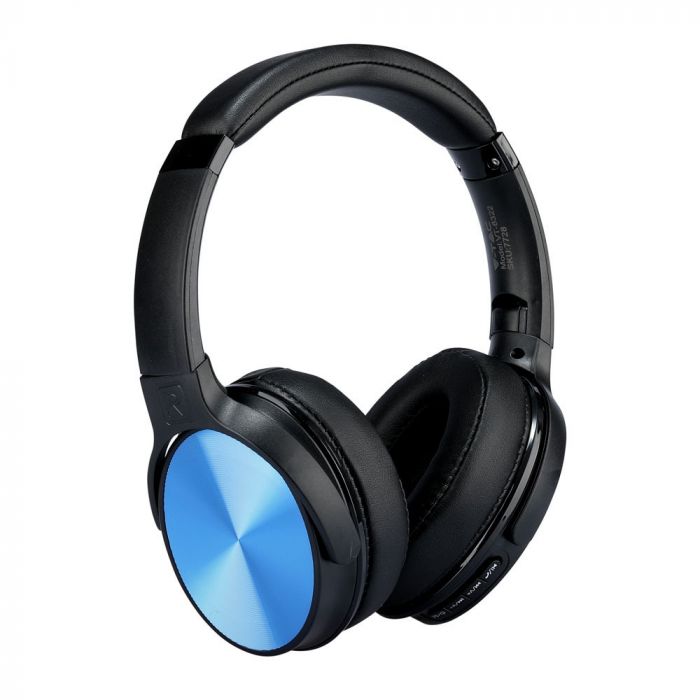 500mah V-TAC BLUETOOTH headphones, blue