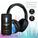 500mah V-TAC BLUETOOTH headphones, blue