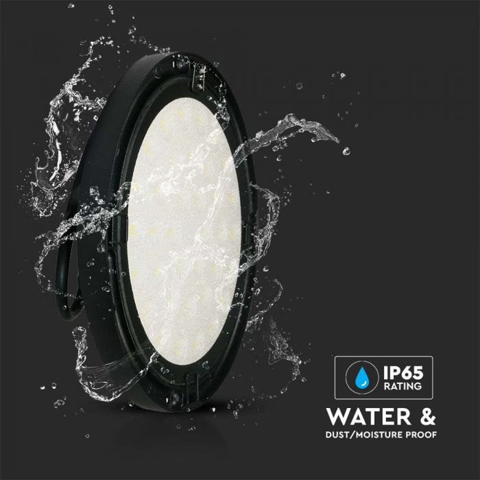 100W (10200Lm) 120Lm/W LED laovalgusti, IP65, must, jaheda valge valgus 6500K