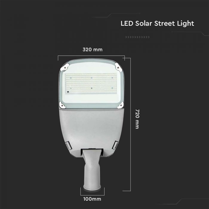 300W (3000Lm) LED tänavavalgustus, V-TAC, IP65, valge, neutraalne valge 4000K