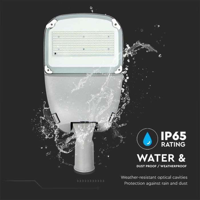 300W(3000Lm) LED solārais ielu gaismeklis, V-TAC SAMSUNG, IP65,  DC:9V, balts, auksti balta gaisma 6000K