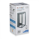 2W(220Lm) LED solar light with light sensor, V-TAC SAMSUNG CHIP, IP65, lit.bat.3.7V/2600mAh, warm white light 3000K