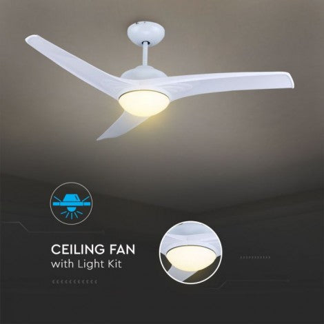TARNE 7 PÄEVA JOOKSUL! 35W 42" LED CCT 3in1 laevalgusti koos ventilaatori ja kaugjuhtimispuldiga, IP20, V-TAC