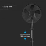 55W V-TAC ventilaator 3 töörežiimiga, IP20, 430x410x1250mm