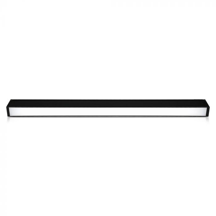 20W(1600Lm) LED magnetisk linjär armatur, IP20, DC:24V, V-TAC, svart, varmvitt ljus 3000K