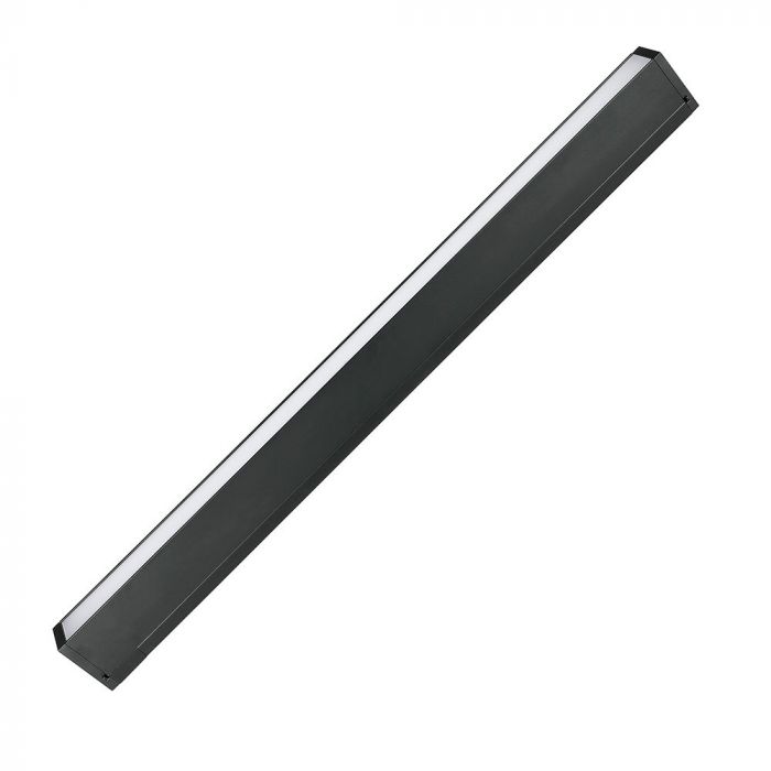 20W(1600Lm) LED magnetisk linjär armatur, IP20, DC:24V, V-TAC, svart, varmvitt ljus 3000K