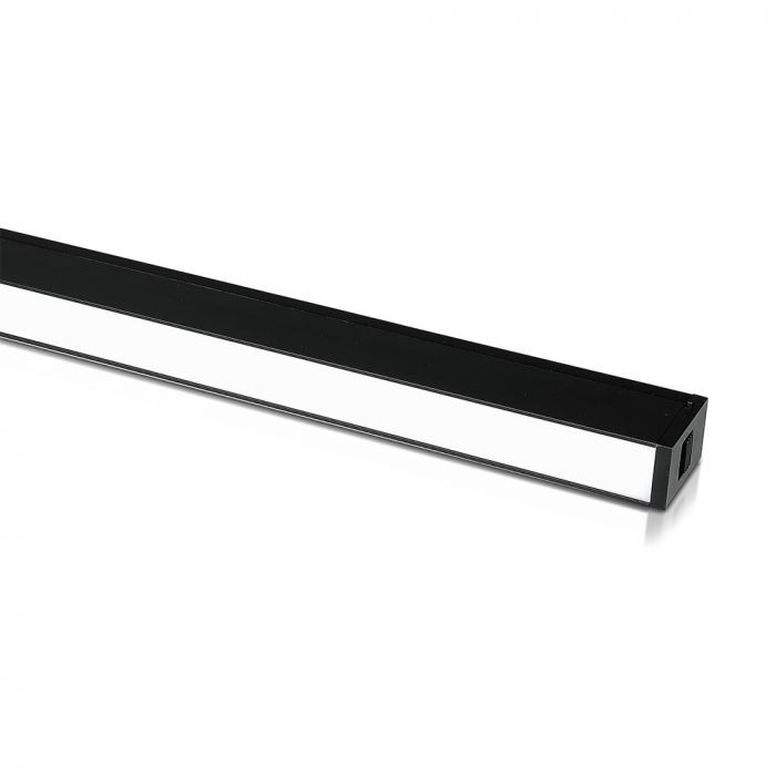 20W(1600Lm) 24V LED magnētiskais lineārais gaismeklis, IP20, V-TAC, melns, neitrāli balta gaisma 4000K