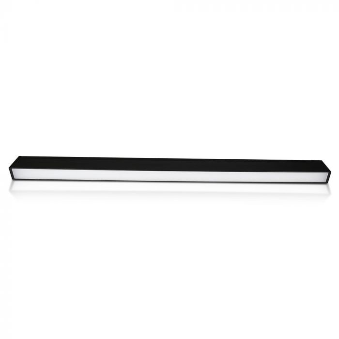 30W(2700Lm) LED magnetisk linjär armatur, IP20, DC:24V, V-TAC, svart, neutralvitt ljus 4000K