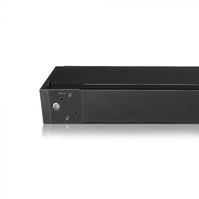 30W(2700Lm) LED magnetisk linjär armatur, IP20, DC:24V, V-TAC, svart, neutralvitt ljus 4000K