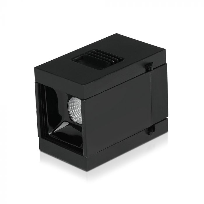 1W(35Lm) 24V LED magnētiskais lineārais gaismeklis, IP20, V-TAC, melns, neitrāli balta gaisma 4000K