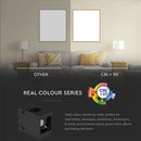 1W(35Lm) LED magnētiskais lineārais gaismeklis, IP20, DC:24, V-TAC, melns, neitrāli balta gaisma 4000K