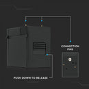 3W(240Lm) LED magnetic linear light, IP20, DC:24V, V-TAC, black, neutral white light 4000K