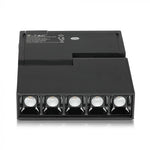 Светодиодный магнитный линейный светильник 10W(700Lm) 24V, IP20, V-TAC, черный, теплый белый свет 3000K