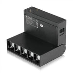 10W(700Lm) 24V LED magnētiskais lineārais gaismeklis, IP20, V-TAC, melns, neitrāli balta gaisma 4000K