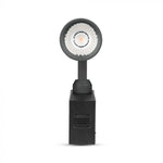 15W(900Lm) DC:24V LED-magnetarmatur, IP20, DC:24V, V-TAC, svart, varmvitt ljus 3000K