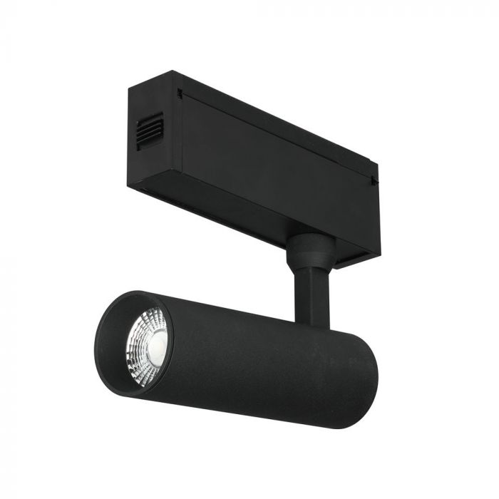 15W(900Lm) 24V LED magnētiskais gaismeklis, IP20, V-TAC, melns, silti balta gaisma 3000K