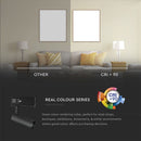 15W(900Lm) DC:24V LED magnētiskais gaismeklis, IP20, DC:24V, V-TAC, melns, silti balta gaisma 3000K