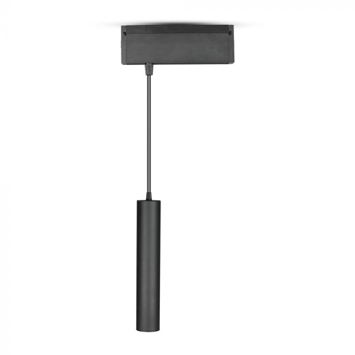 15W(1000Lm) 24V LED magnētiskais lineārais gaismeklis, IP20, V-TAC, melns, silti balta gaisma 3000K