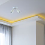 LED laevalgusti, 2XGU10, valge, V-TAC, IP20, max 2x35W
