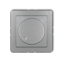 Elektroniskais apgaismojuma regulēšanas un pagriešanas mehānisms LED lampām, Deco, sudraba metālika