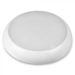17W(1500Lm) LED plafons, balts, apaļš, IP65, V-TAC SAMSUNG, ar mikroviļņu sensoru un avārijas akumulatoru, neitrāli balta gaisma 4000K