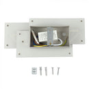 Provförsäljning 12W(1100Lm) LED-vägglampor, fyrkantiga, V-TAC, IP20, aluminium, neutralvit 4000K