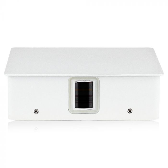 Фасадный светодиодный светильник 4W(440Lm), квадратный, V-TAC, IP65, алюминий, теплый белый свет 3000K