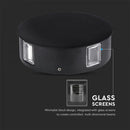 4W(440Lm) LED Facade light, round, V-TAC, IP65, aluminium, warm white light 3000K