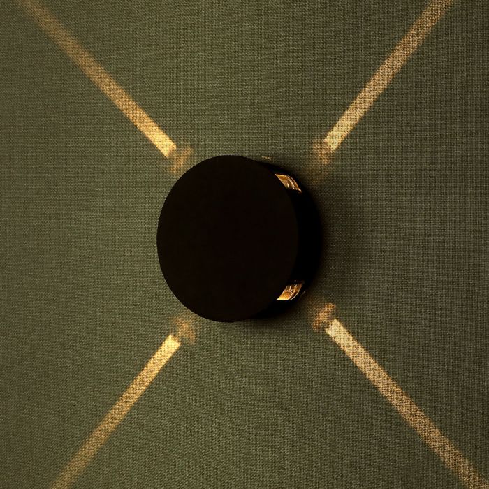 4W(440Lm) LED Facade light, round, V-TAC, IP65, aluminium, warm white light 3000K