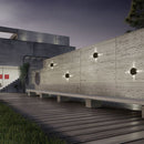 4W(440Lm) LED Facade light, round, V-TAC, IP65, aluminium, warm white light 3000K