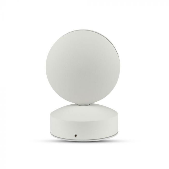 7W(770Lm) LED fassaadivalgusti, ümmargune, V-TAC, IP65, alumiinium, neutraalne valge 4000K