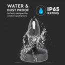 Фронтальный светодиодный светильник 7W(770Lm), круглый, V-TAC, IP65, алюминий, теплый белый свет 3000K