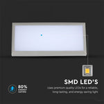 20W(1000Lm) LED-fasadarmatur, V-TAC, IP65, grå, kallvit 6400K