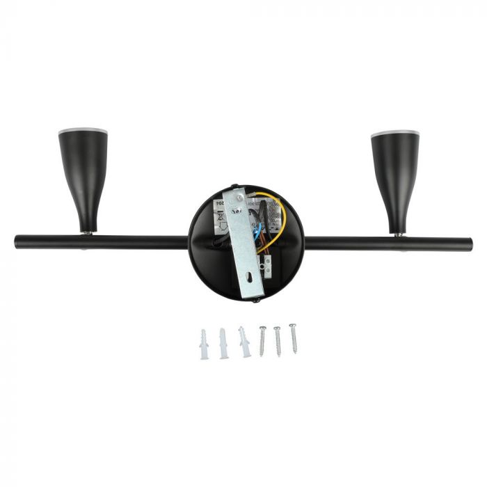 2x4,5W(680Lm) LED väggarmatur, V-TAC, IP20, varmvitt ljus 3000K