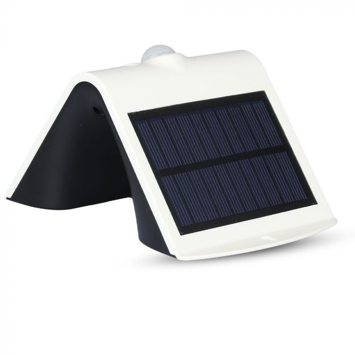1.5W(220Lm) LED solar light for house facade with lithium battery, IP65, V-TAC
