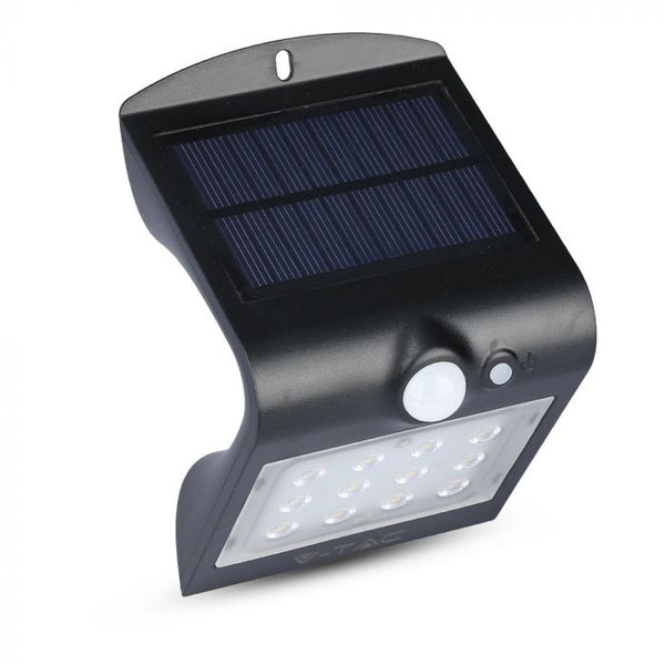 1.5W(220Lm) LED solārais gaismeklis mājas fasādei ar litija akumulatoru, IP65, V-TAC