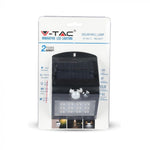 1,5W (220Lm) LED-solarmatur för husfasad med litiumbatteri, IP65, V-TAC