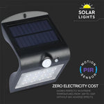 1,5W (220Lm) LED-solarmatur för husfasad med litiumbatteri, IP65, V-TAC