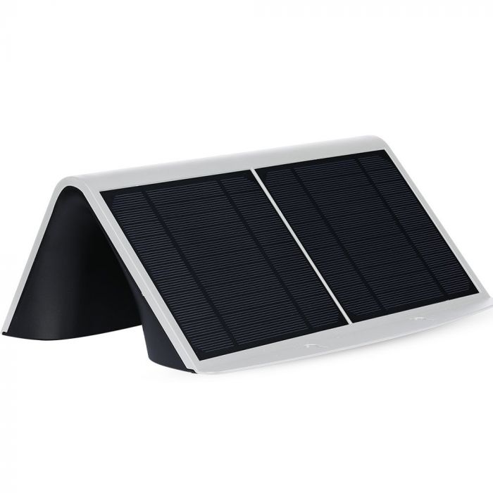 6.8W(800Lm) LED solārais gaismeklis ar litija akumulatoru, IP65, balts, V-TAC