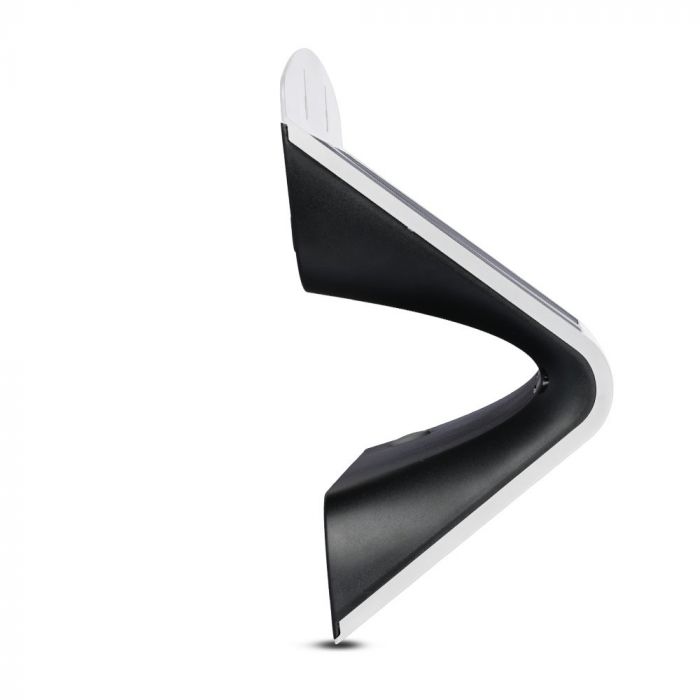 6.8W(800Lm) LED solar luminaire with lithium battery, IP65, white, V-TAC