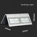 6.8W(800Lm) LED solar luminaire with lithium battery, IP65, white, V-TAC