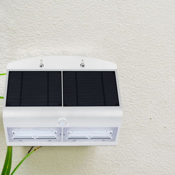 Светодиодный солнечный светильник 6,8 Вт (800 Лм) с литиевой батареей, IP65, белый, V-TAC