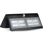 7W(850Lm) LED solar luminaire for house facade with lithium battery, IP65, V-TAC, neutral white light 4000K