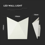 5W(550Lm) LED fasadarmatur, V-TAC, IP65, neutralvit 4000K